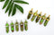 Green Impression Jasper Gemstone Pendant, 8X38mm, brass bail, sold as 1 piece. pendant,